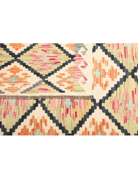 Kilim 128x180 Cm Kilim Afghanistan. Hand-carded Wool (warp: