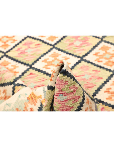 Kilim 128x180 Cm Kilim Afghanistan. Hand-carded Wool (warp: