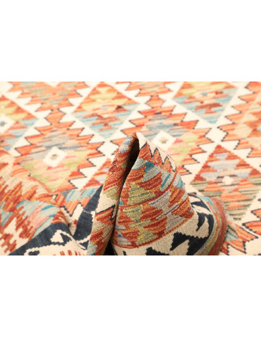 Kilim 126x180 Cm Kilim, Afghanistan, Lana Cardata A Mano,