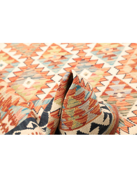 Kilim 126x180 Cm Kilim, Afghanistan, Lana Cardata A Mano,