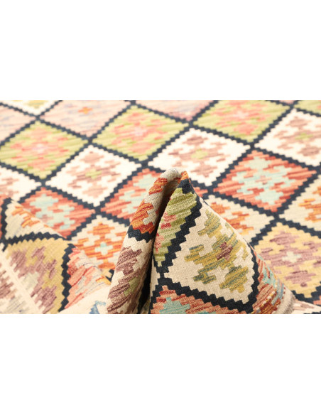 Kilim 126x182 Cm Kilim Afghanistan, Hand-carded Wool,