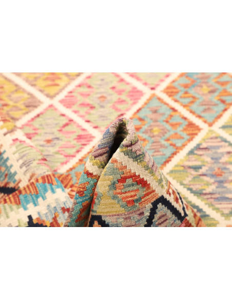 Kilim 128x184 Cm Kilim Afghano, Lana Cardata A Mano