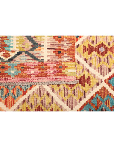 Kilim 123x192 Cm Kilim, Afghanistan, Lana Cardata A Mano