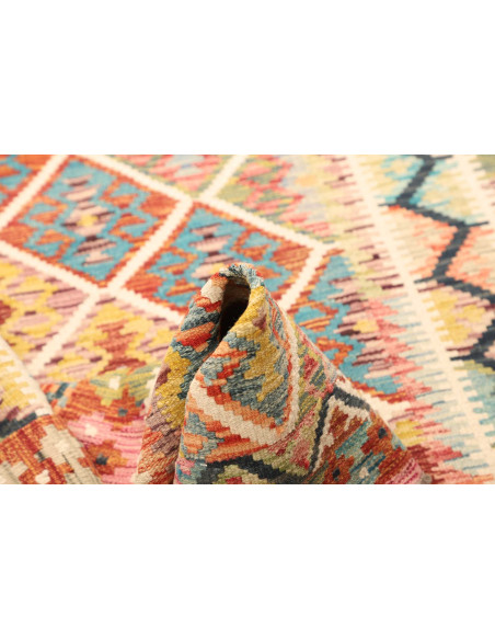 Kilim 123x192 Cm Kilim, Afghanistan, Lana Cardata A Mano