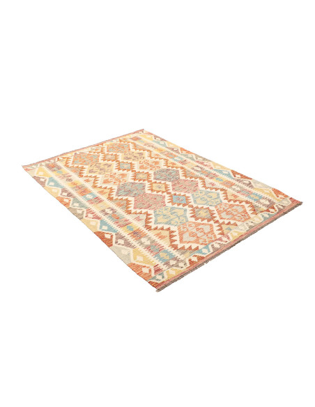 Kilim 124x175 Cm Kilim, Afghanistan, Lana Cardata A Mano,