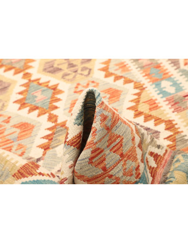 Kilim 124x175 Cm Kilim, Afghanistan, Lana Cardata A Mano,
