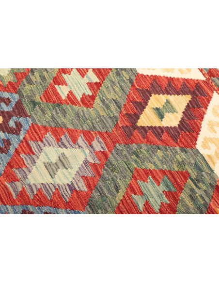 Kilim 127x172 Cm Kilim; Afghanistan; Lana Cardata A Mano