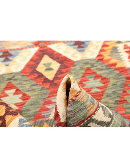 Kilim 127x172 Cm Kilim; Afghanistan; Lana Cardata A Mano