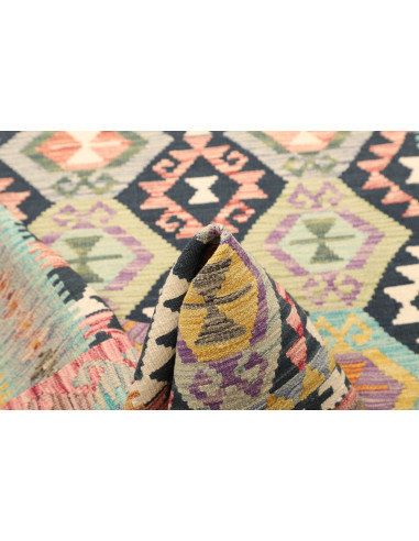 Kilim 129x179 Cm Kilim Afghanistan Lana Cardata A Mano