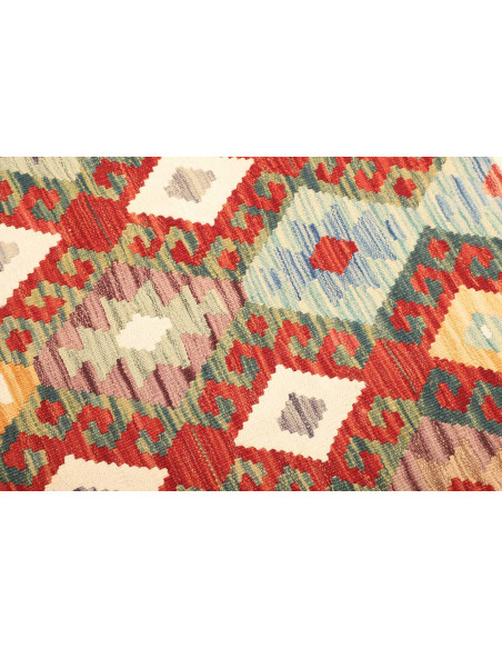 Kilim 126x178 Cm Kilim, Afghanistan, Lana Cardata A Mano