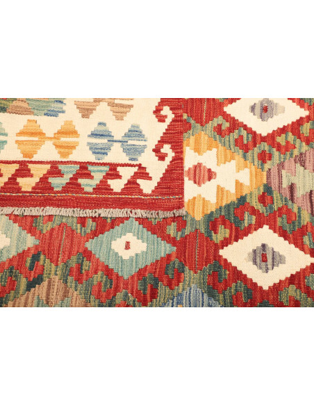 Kilim 126x178 Cm Kilim, Afghanistan, Lana Cardata A Mano