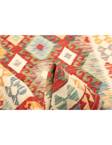 Kilim 126x178 Cm Kilim, Afghanistan, Lana Cardata A Mano
