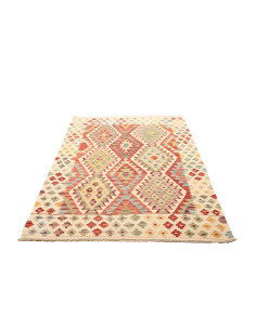 Kilim 129x186 Cm Kilim Afghanistan Lana Cardata A Mano 2