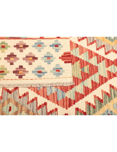 Kilim 129x186 Cm Kilim Afghanistan Lana Cardata A Mano