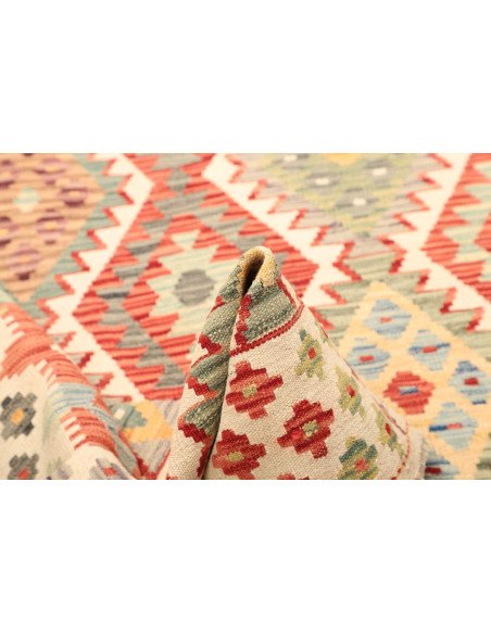 Kilim 129x186 Cm Kilim Afghanistan Lana Cardata A Mano