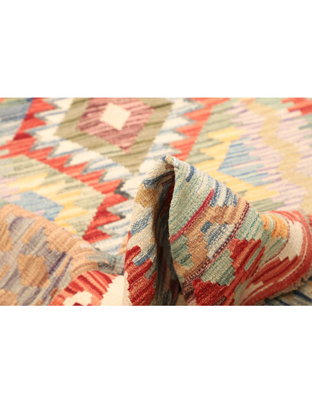 Kilim 124x175 Cm Kilim, Afghanistan, Lana Cardata A Mano
