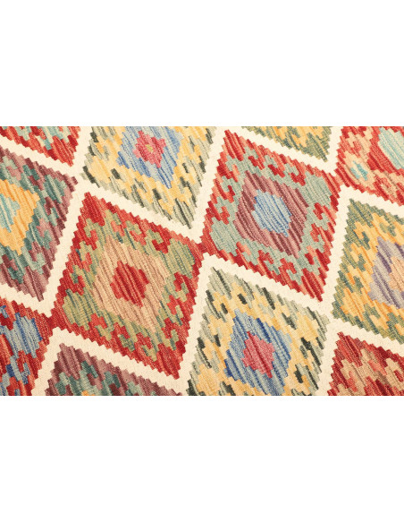 Kilim 128x176 Cm Kilim, Afghanistan, Lana Cardata A Mano