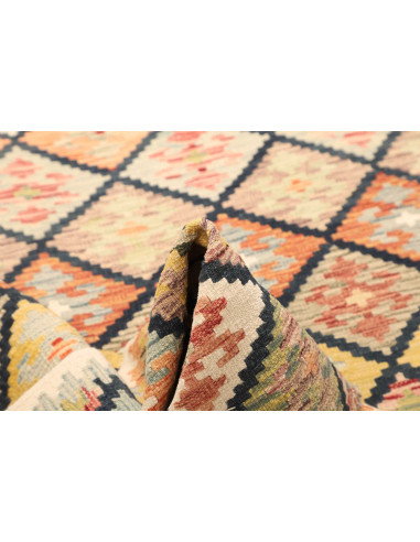 Kilim 125x188 Cm Kilim, Afghanistan, Hand-carded Wool (warp: