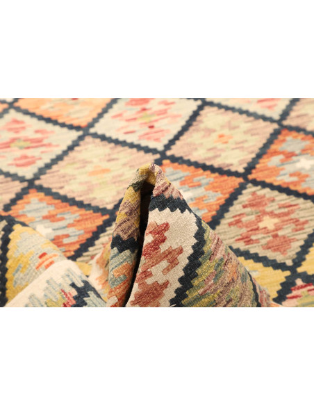 Kilim 125x188 Cm Kilim, Afghanistan, Hand-carded Wool (warp: