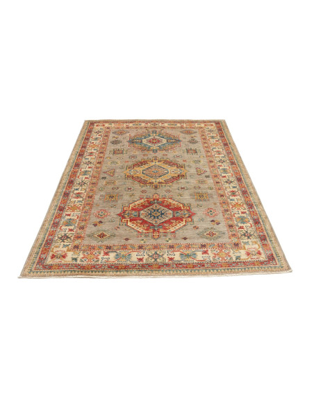 Kazak Fine 150x203 Cm Kazak Fine, Pakistan, Hand-carded Wool