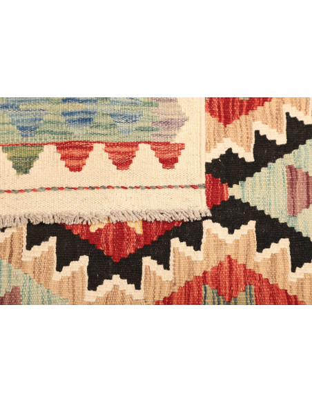 Kilim 132x181 Cm Kilim, Afghanistan, Lana Cardata A Mano