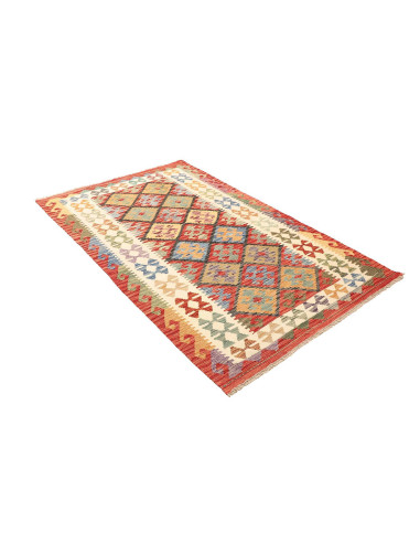 Kilim 125x200 Cm Kilim, Afghanistan, Hand-carded Wool (warp: