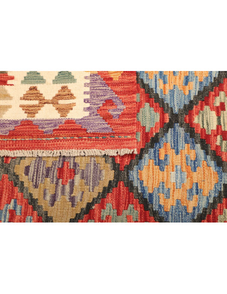 Kilim 125x200 Cm Kilim, Afghanistan, Hand-carded Wool (warp: