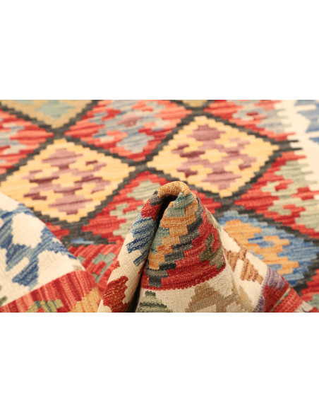 Kilim 125x200 Cm Kilim, Afghanistan, Hand-carded Wool (warp: