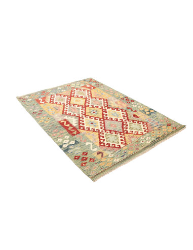 Kilim 127x178 Cm Kilim, Afghanistan, Lana Cardata A Mano