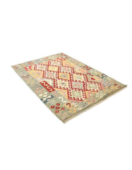 Kilim 127x178 Cm Kilim, Afghanistan, Hand-carded Wool (warp: