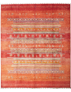 Rug Siva Pakistan 250x298 Terracotta Red Orange