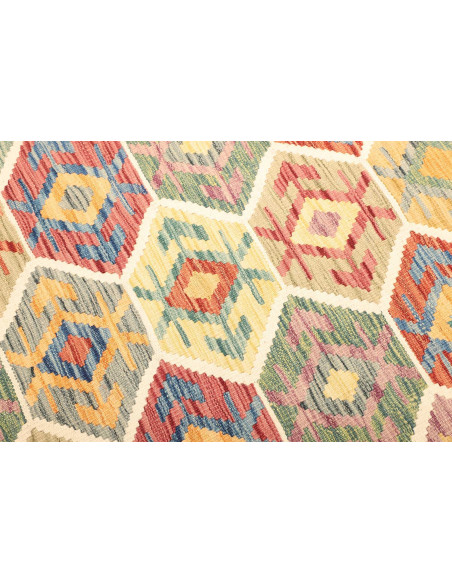 Kilim 128x176 Cm Kilim, Afghanistan, Lana Cardata A Mano
