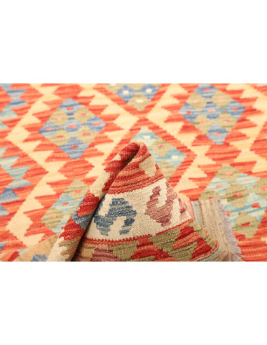 Kilim 124x182 Cm Kilim Afghanistan Hand-carded Wool Cotton