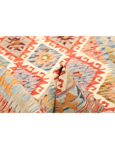 Kilim 129x177 Cm Kilim, Afghanistan, Hand-carded Wool