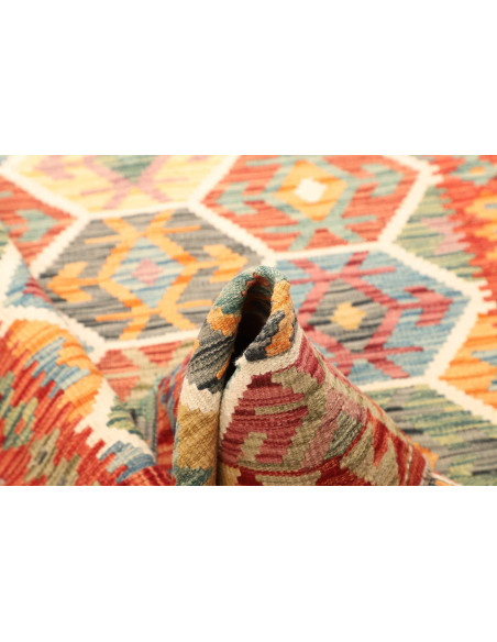 Kilim 126x176 Cm Kilim Afghanistan, Lana Cardata A Mano