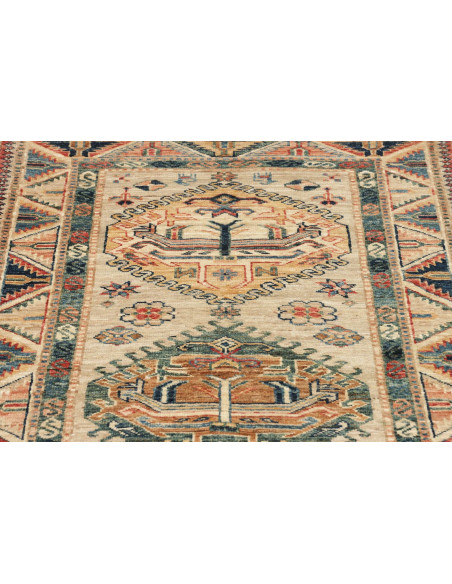 Kazak Fine 84x255 Cm Kazak Fine, Pakistan, Hand-carded Wool,