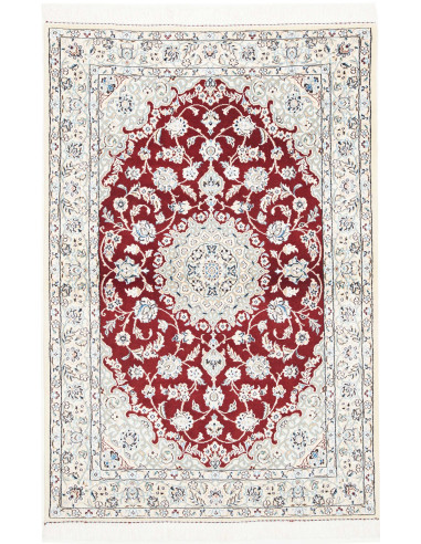 Tappeto Nain 9La Persia bianco marrone 100x152