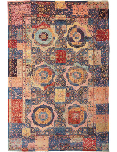 Mamlouk 200x299 Cm Mamlouk, Pakistan, Hand-carded Wool