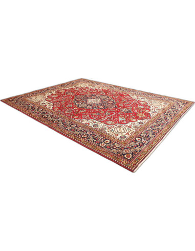 Tabriz 256x338 Cm Tabriz, Persia, Hand-carded Wool (warp: