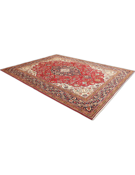 Tabriz 256x338 Cm Tabriz, Persia, Hand-carded Wool (warp: