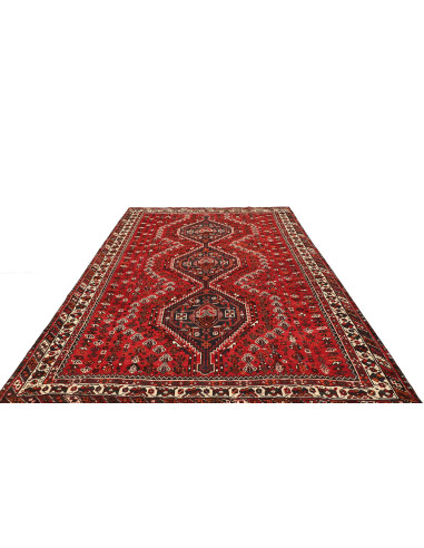 Shiraz 210x297 Cm Shiraz, Persia, Lana Cardata A Mano,