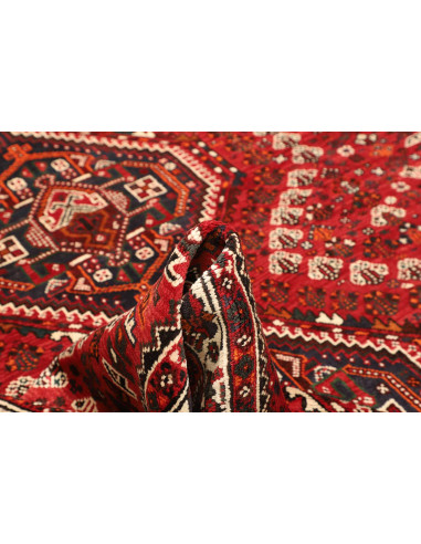 Shiraz 210x297 Cm Shiraz, Persia, Lana Cardata A Mano,