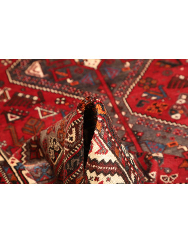 Shiraz 214x302 Cm Shiraz, Persia, Lana Cardata A Mano