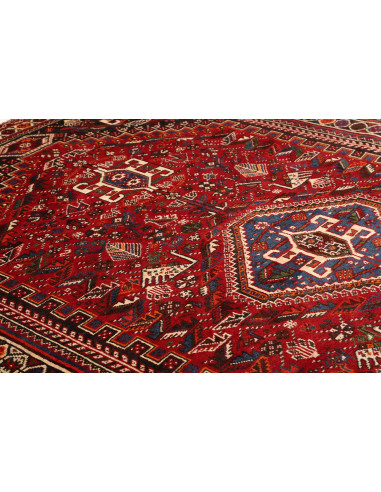 Shiraz 213x313 Cm Shiraz, Persia, Lana Cardata A Mano