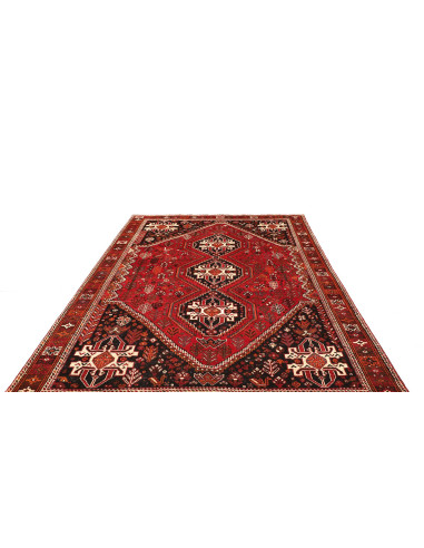 Shiraz 215x300 Cm Shiraz Persia Lana Cardata A Mano Cotone