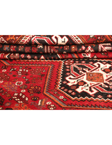 Shiraz 215x300 Cm Shiraz Persia Lana Cardata A Mano Cotone