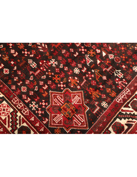 Shiraz 215x302 Cm Shiraz, Persia, Lana Cardata A Mano