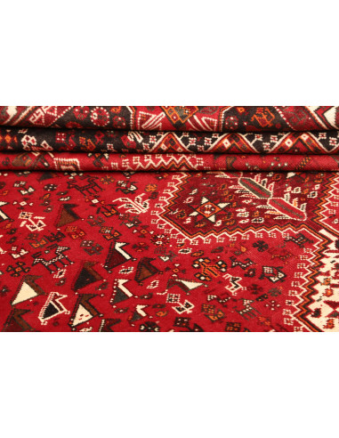 Shiraz 215x302 Cm Shiraz, Persia, Lana Cardata A Mano