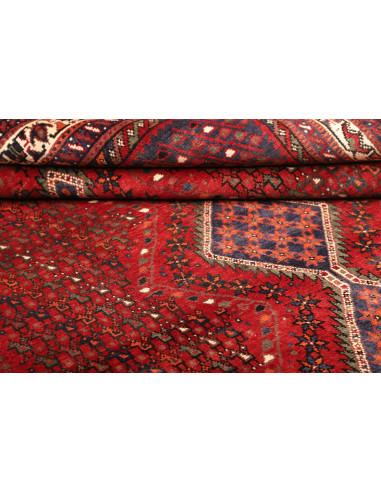 Shiraz 208x285 Cm Shiraz, Persia, Lana Cardata A Mano