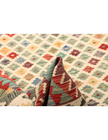 Kilim 178x228 Cm Kilim Afghanistan Hand-carded Wool Cotton